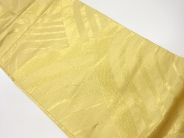 リサイクル　波模様織出し名古屋帯